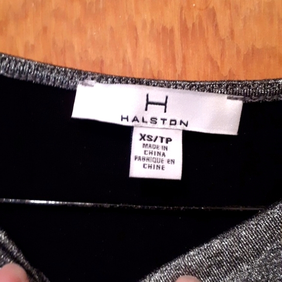 NWT Halston silver party dress sz xs - Picture 4 of 7